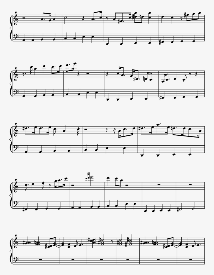 Stardust Speedway Sheet Music 2 Of 3 Pages, transparent png #7333040