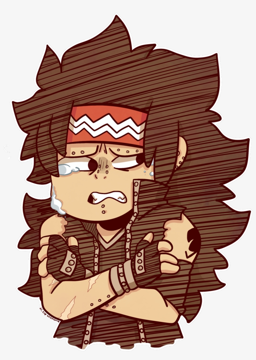 Awww Why Is Gajeel Crying, transparent png #7333788