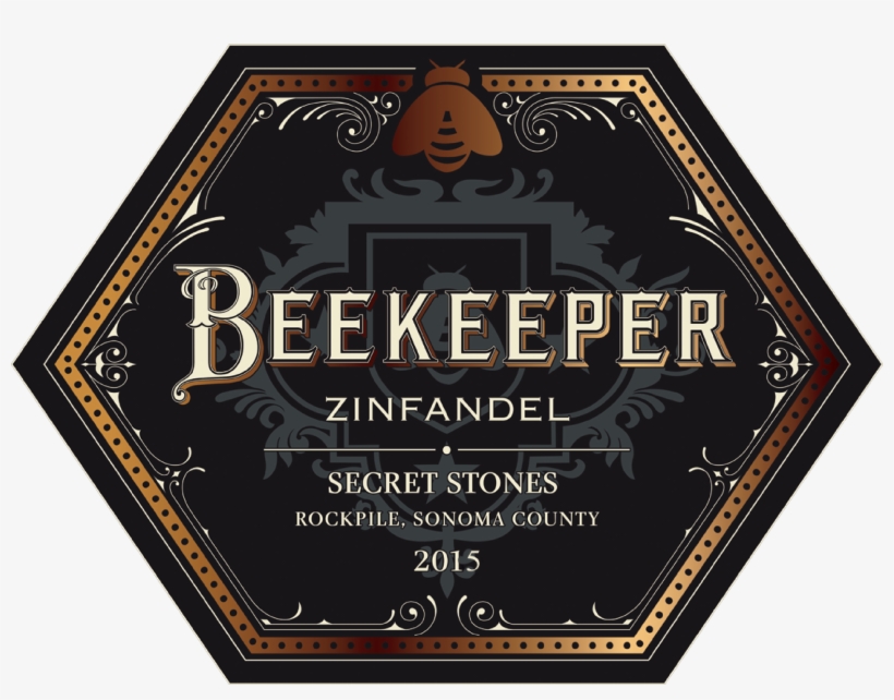 Beekeeper Cellars, Zinfandel, Secret Stones, Rockpile,, transparent png #7333904