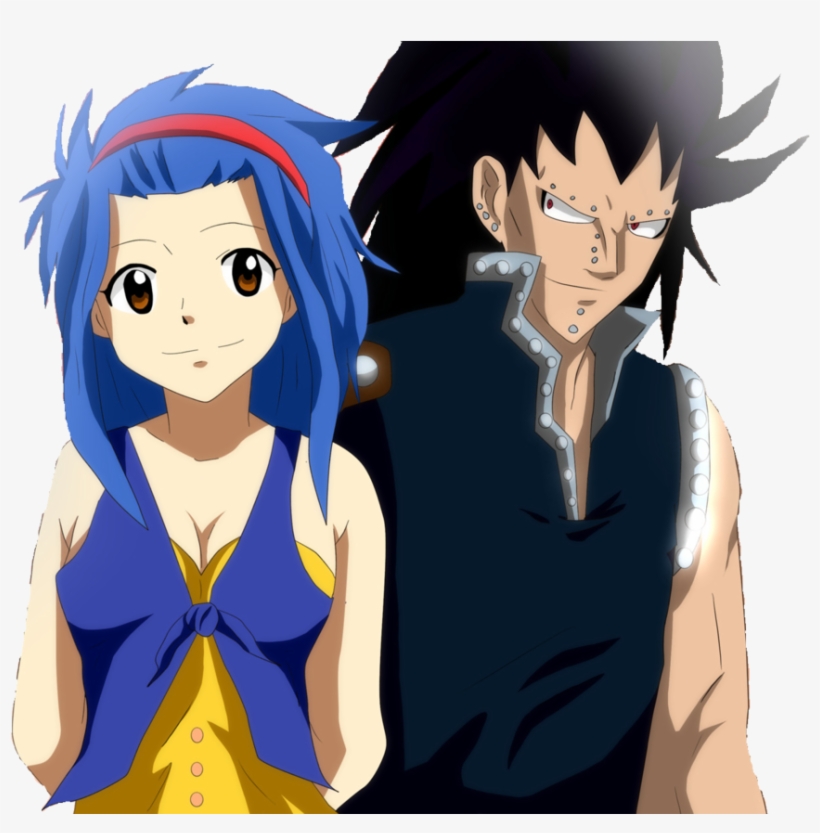 Levy X Gajeel Render, transparent png #7334373