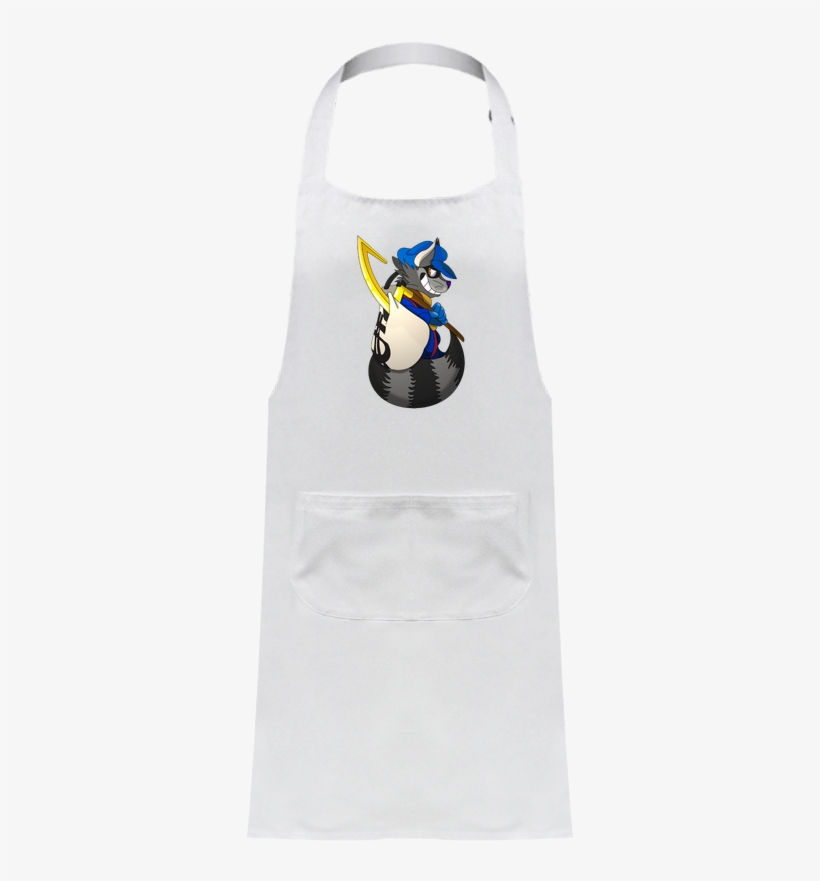 Tablier Enfant Avec Poche Sly Cooper Par La Taverne, transparent png #7336871
