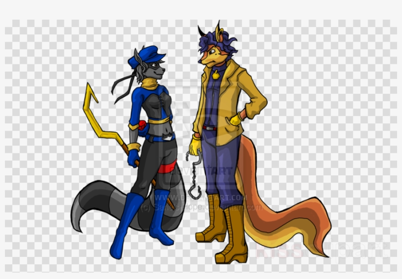 Female Sly Cooper Clipart Sly, transparent png #7337756