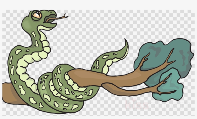 Snake On Tree Branch Clipart Snakes Branch Clip Art, transparent png #7342004