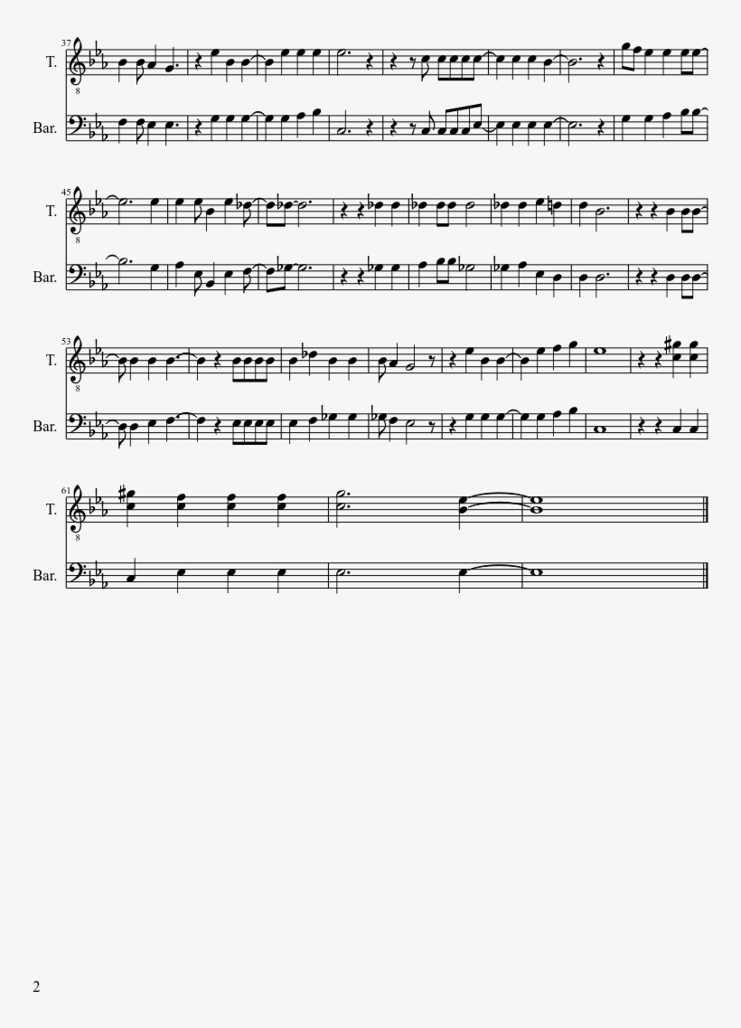 Fiddle And The Drum Sheet Music Composed By A Perfect, transparent png #7342457