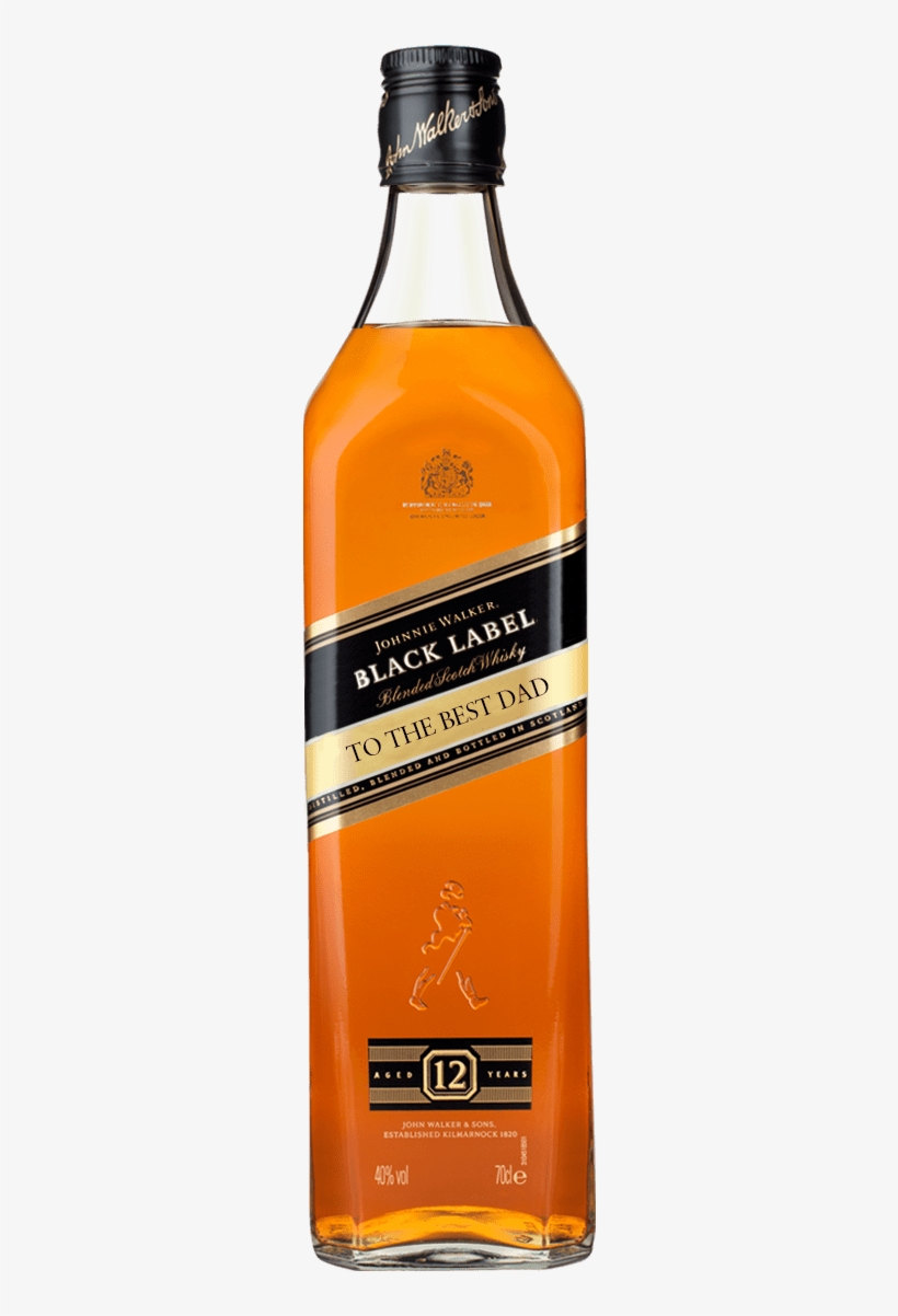 Johnnie Walker Black Label, transparent png #7344299