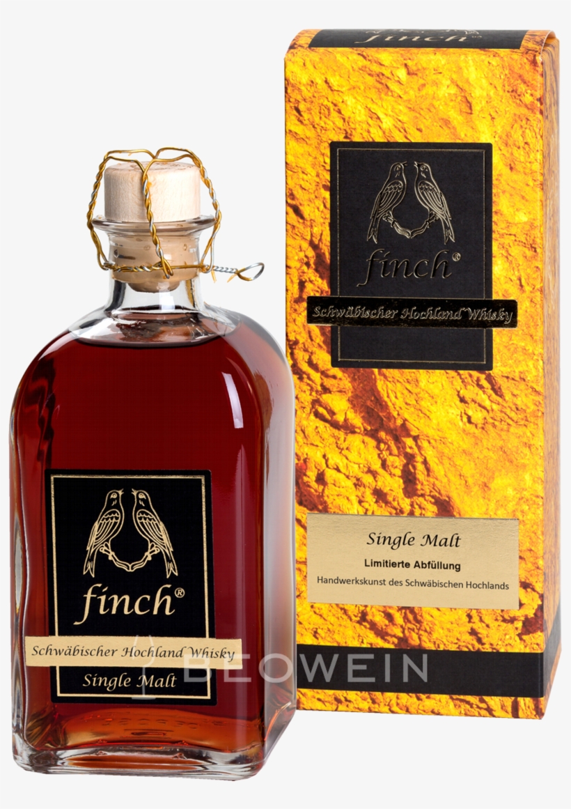 Finch Single Malt Whisky Sherry Black Label 0,5 L, transparent png #7344466