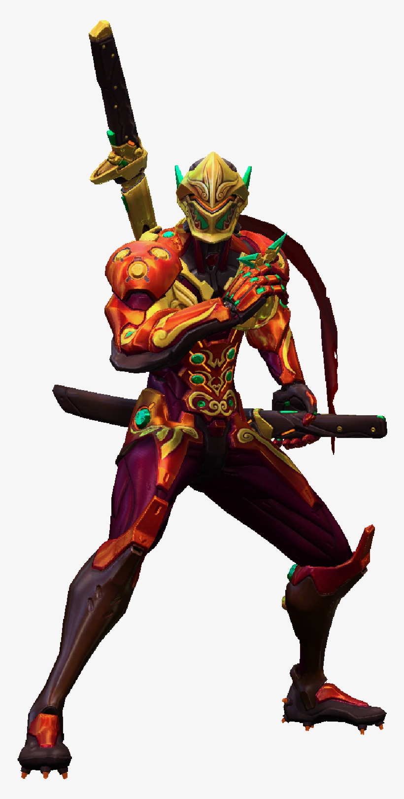 Genji Lunar Skin 2, transparent png #7345727