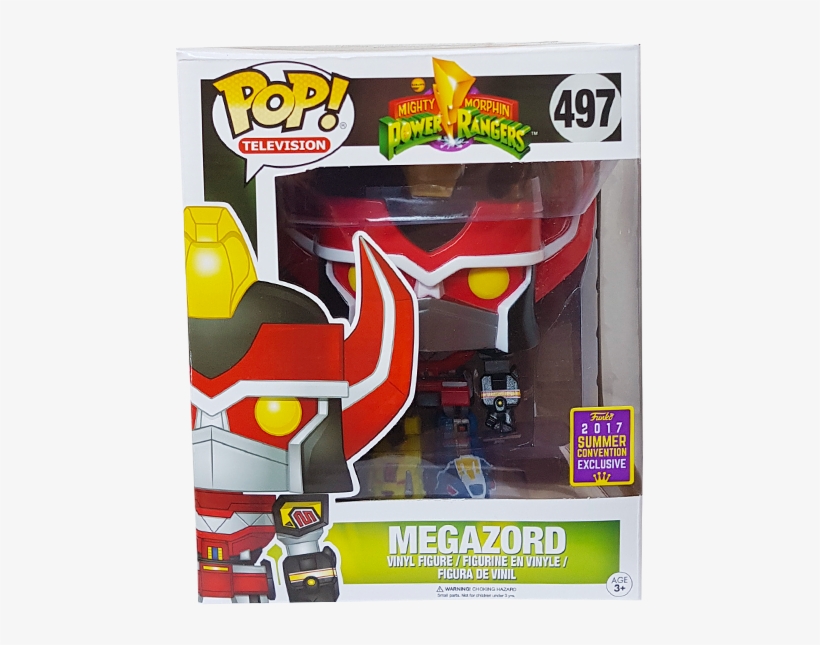 Megazord 6" Sdcc 2017 Exclusive Pop Vinyl Figure, transparent png #7347357