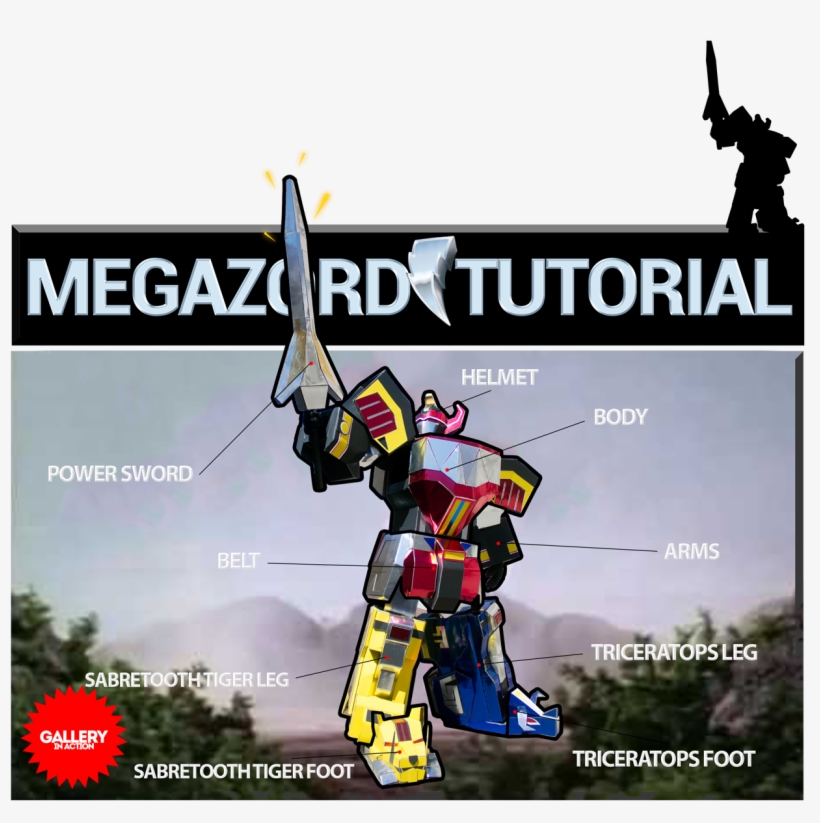 Megazord, transparent png #7347415