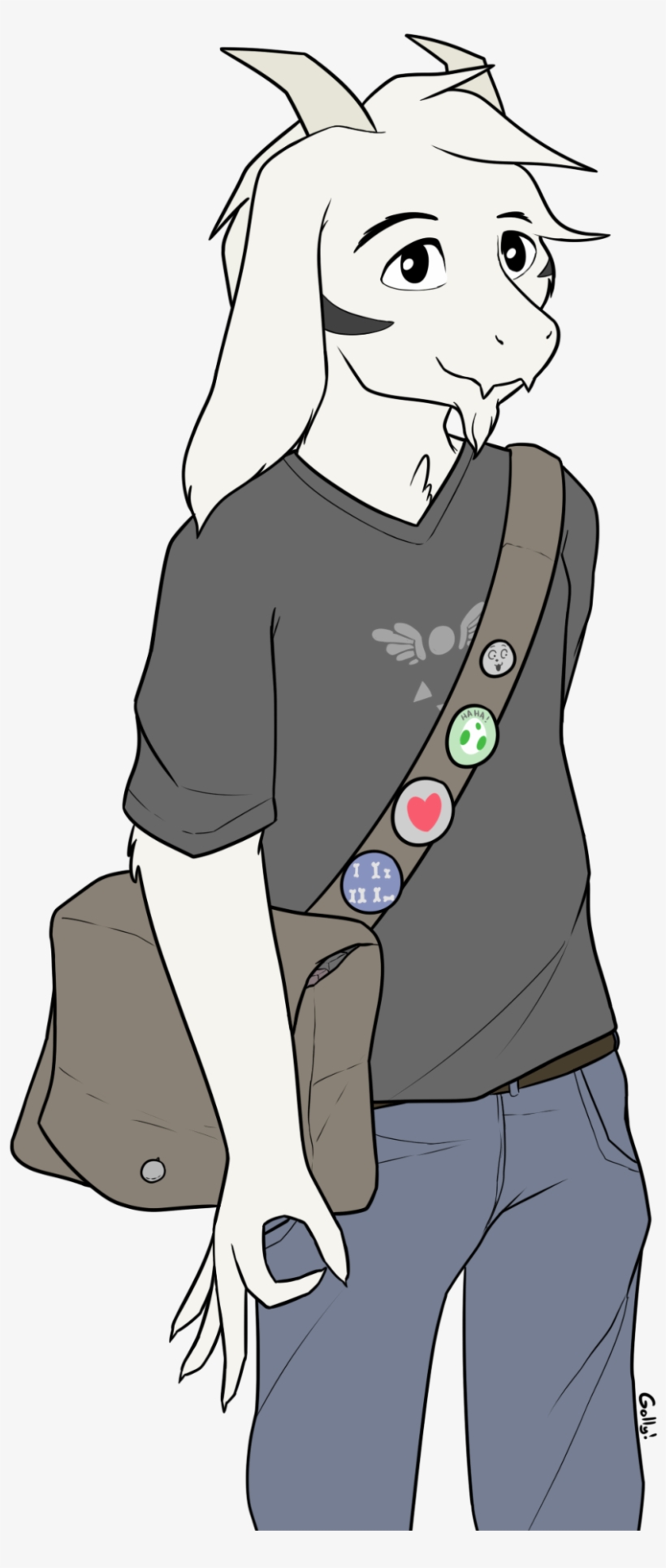 “ Asriel Is In College In Deltarune So I Decided To, transparent png #7348667