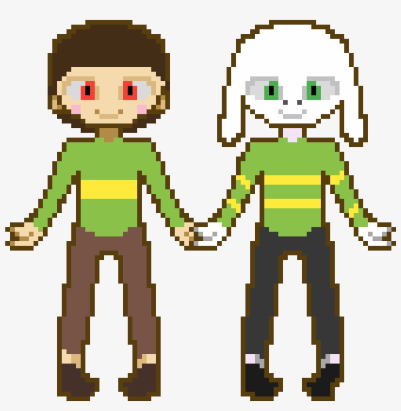 Chara & Asriel {brokensoul}, transparent png #7348782
