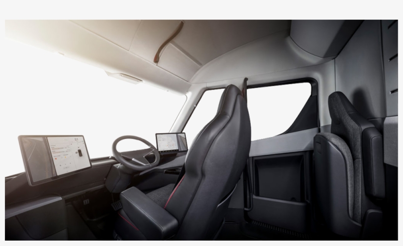 Tesla Semi Truck Interior Free Transparent Png Download