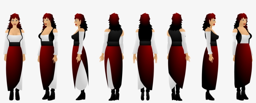 Hussy Character Sheet A Character Pack By Flashcartoonlibrary, transparent png #7349767