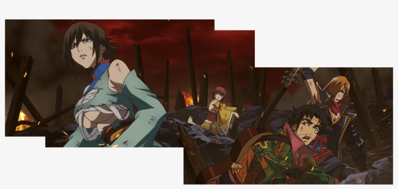 They Both Ride On Susanoo Together And Susanoo Transformed, transparent png #7351018