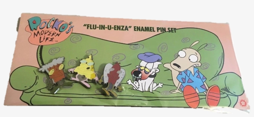 Nick Box Exclusive Rocko's Modern Life Flu In U Enza, transparent png #7351019