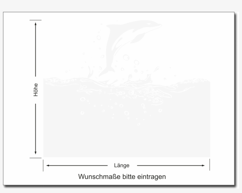 Fensterfolie Delfin, transparent png #7351321