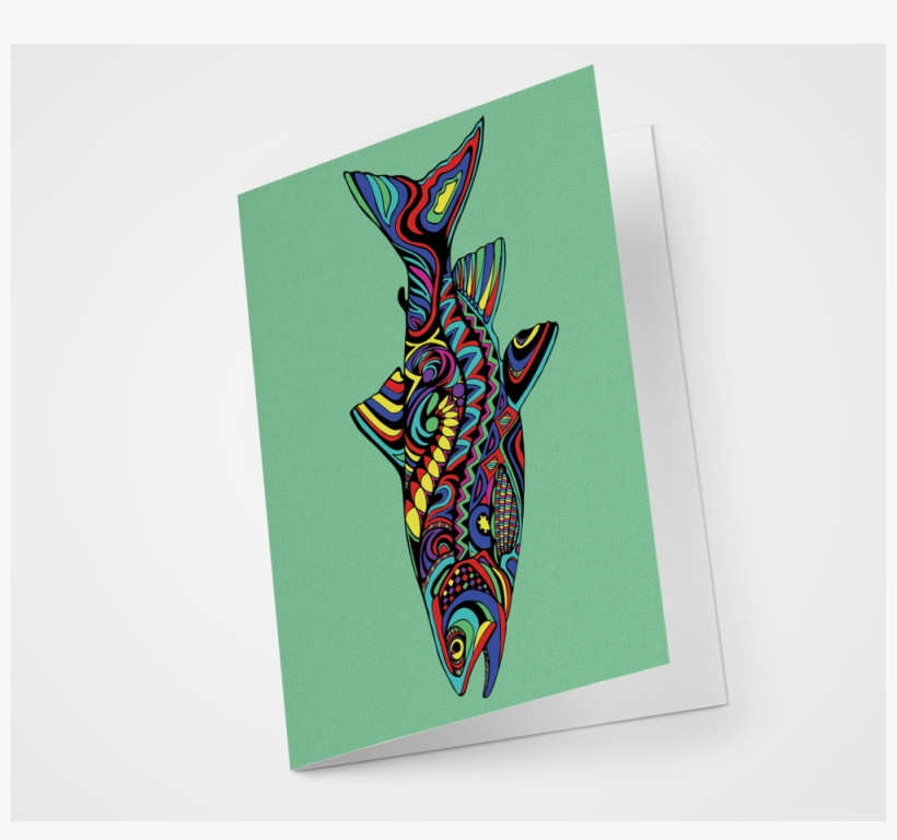 Trout Blank Card, transparent png #7354116
