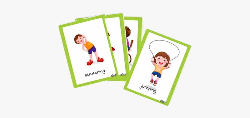 Flash Cards - Doing Words, transparent png #7355347
