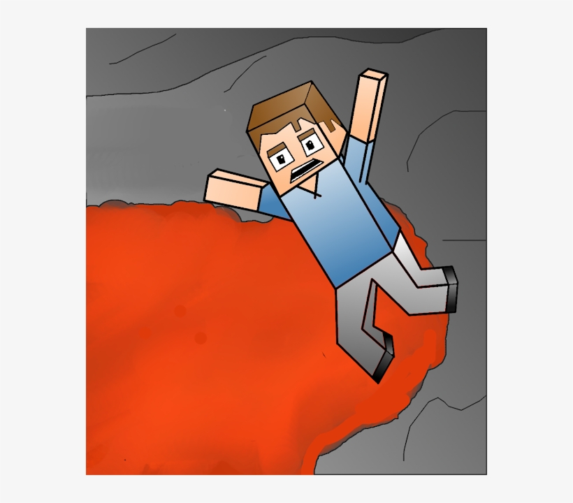 Serious Minecraft Artwork In Gimp, transparent png #7355351