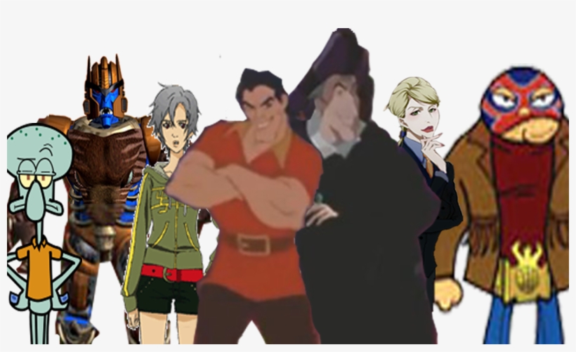 Gaston And Frollo Wall Pixel, transparent png #7355760