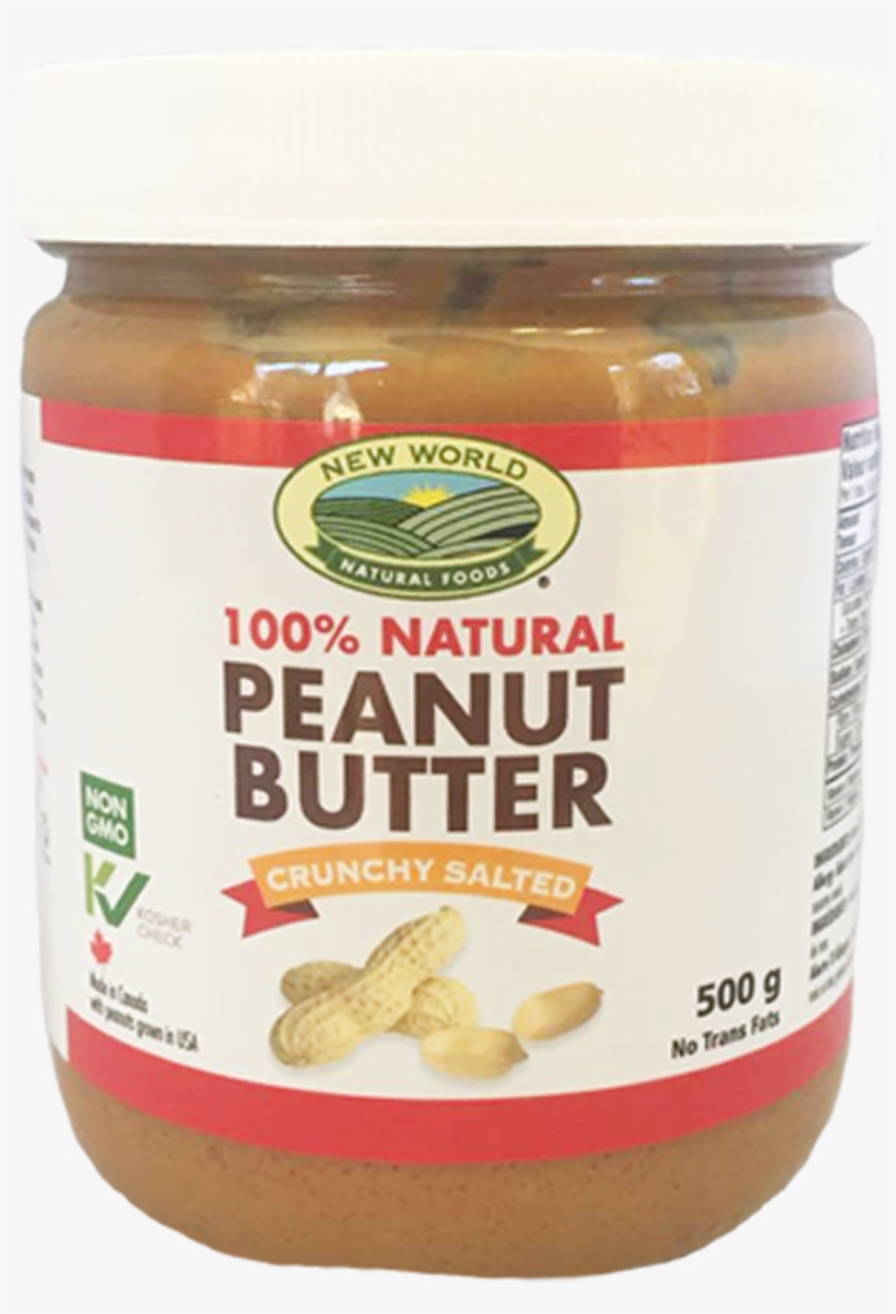 Peanut Butter, Crunchy Salted, Natural, transparent png #7356015