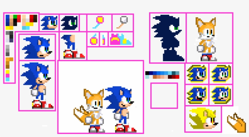 Finally, An Update To The Sonic Sprite Sheet Everyone, transparent png #7357209