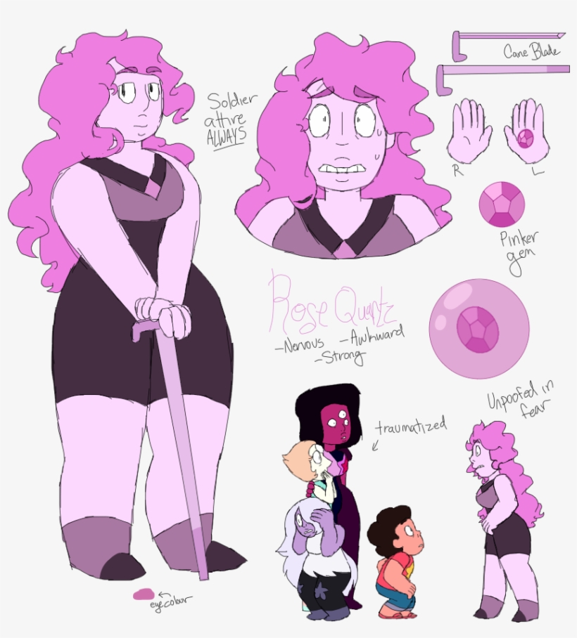 A Random Idea For A Rose Quartz Gemsona I Actually, transparent png #7357262