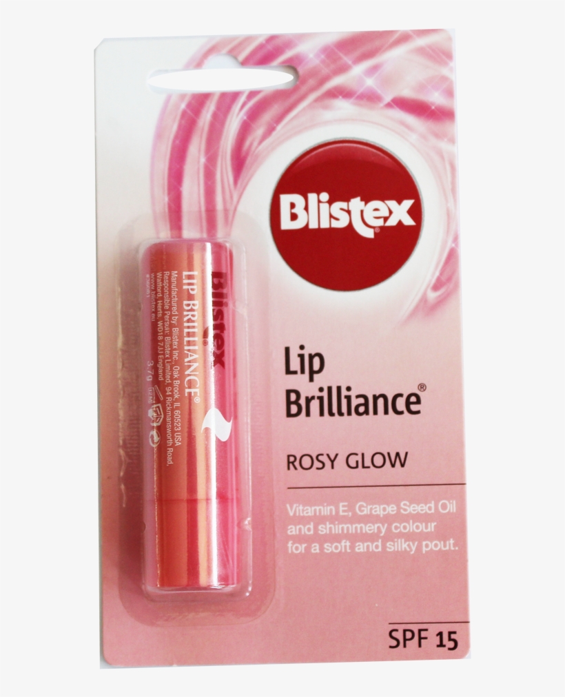 Blistex Lip Brilliance Rosy Glow, transparent png #7358696