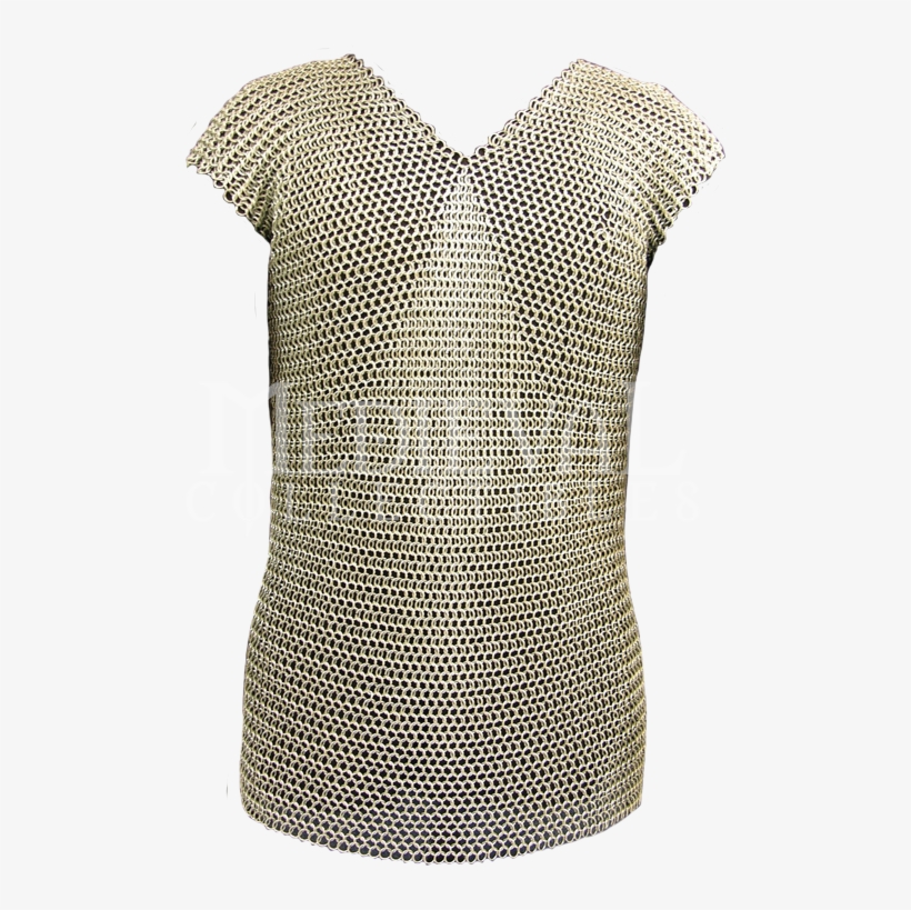 Sleeveless 55 Inch Butted Chainmail Shirt, transparent png #7358924