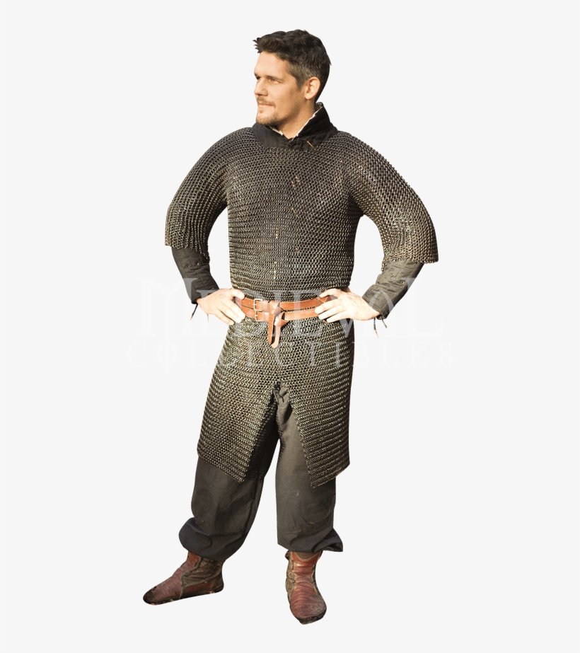 Black Ragnar Chainmail Hauberk, transparent png #7359026