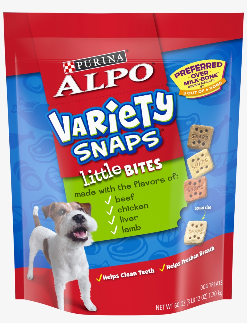 Purina Alpo Variety Snaps Little Bites Dog Treats With, transparent png #7362969