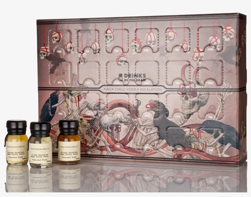 The Naga Chilli Vodka Escalation Advent Calendar Themed, transparent png #7363011