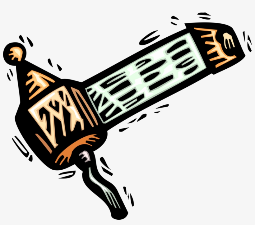 Vector Illustration Of Purim Noisemaker Gragger Used, transparent png #7365776