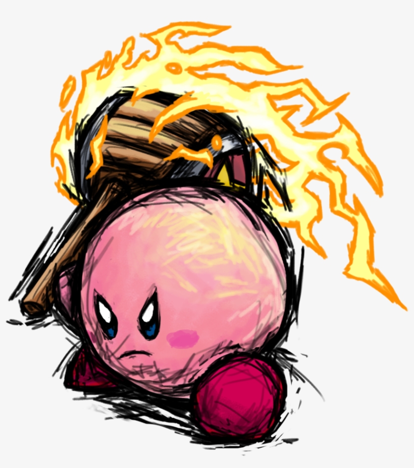 Smash Striker Kirby By Tails1000-d7p0d1o, transparent png #7366083