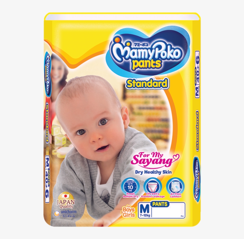 Mamypoko Pants Standard / M Size, transparent png #7366390