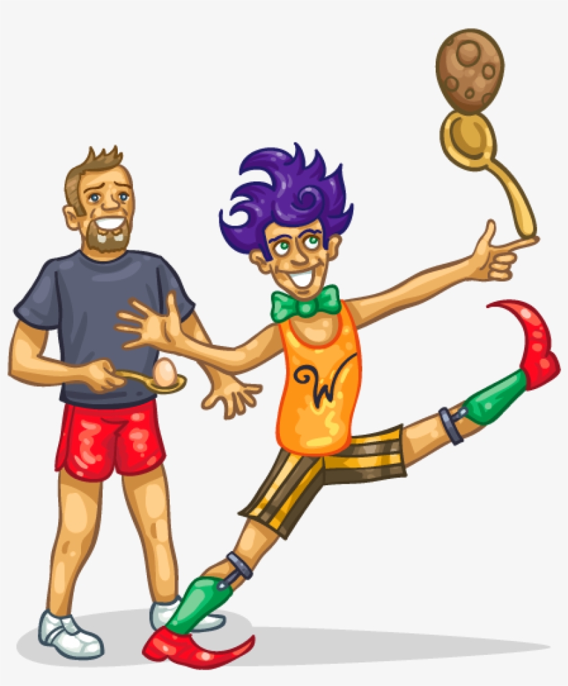 Graphic Black And White Library Egg And Spoon Png Transparent, transparent png #7366472