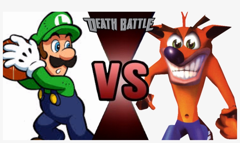 Death Luigi Vs Crash, transparent png #7366668