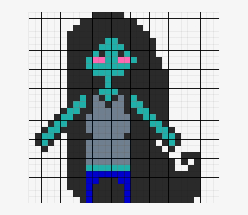 Marceline From Adventure Time Perler Bead Pattern /, transparent png #7367119