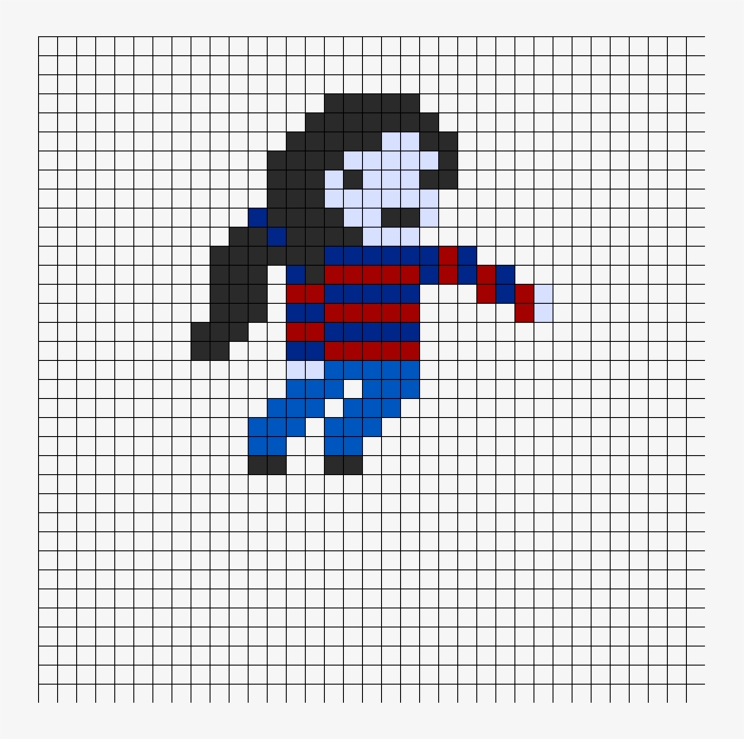 Adventure Time Marceline Perler Bead Pattern / Bead, transparent png #7367486
