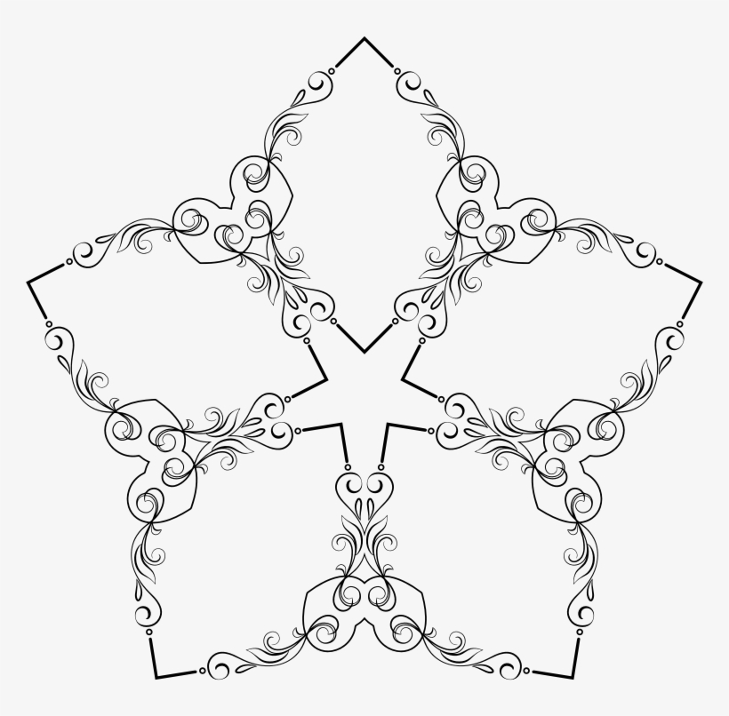 Elegant Flourish Frame Extrapolated, transparent png #7368386