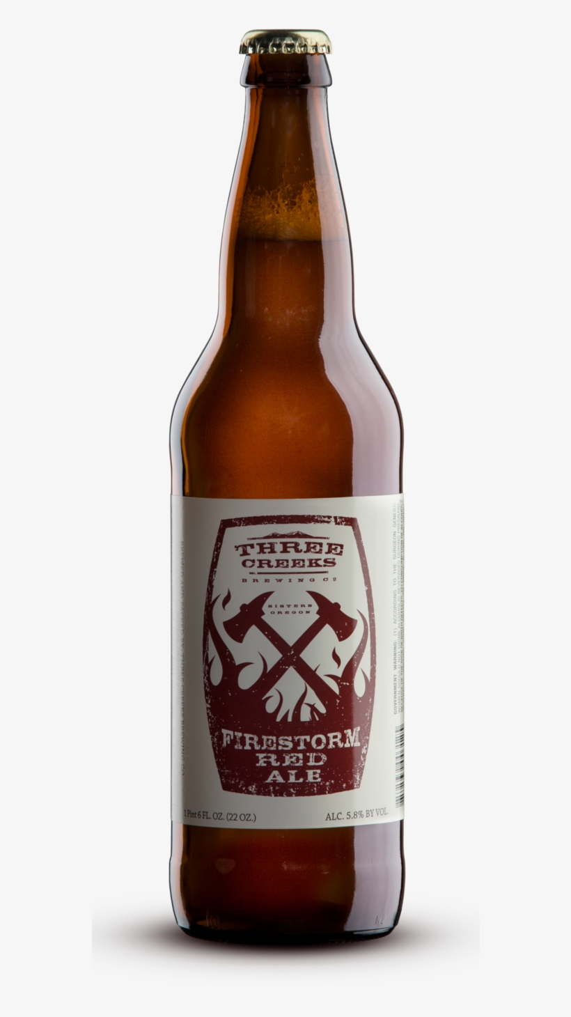 Three Creeks Brewing Firestorm Red Ale, transparent png #7369647