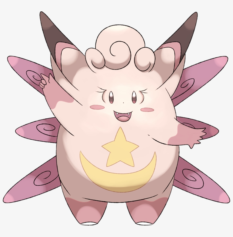 Pokemon Mega-clefable Is A Fictional Character Of Humans, transparent png #7370331