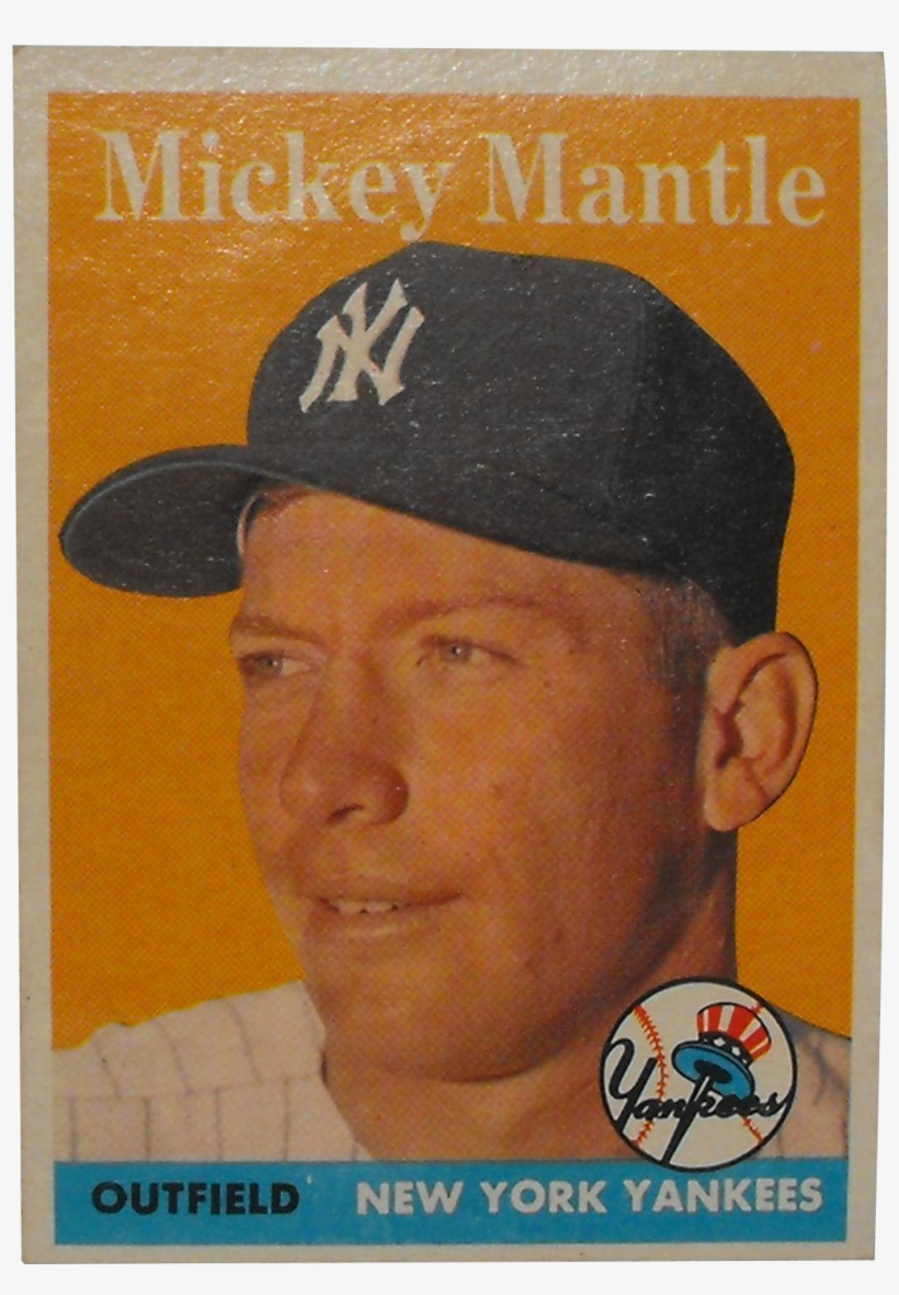 Just In Time For Dad's Day, A 1958 Mickey Mantle New, transparent png #7370887