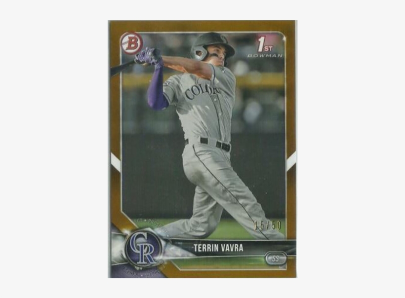Terrin Vavra Rookie Baseball Cards, Rockies, transparent png #7371067