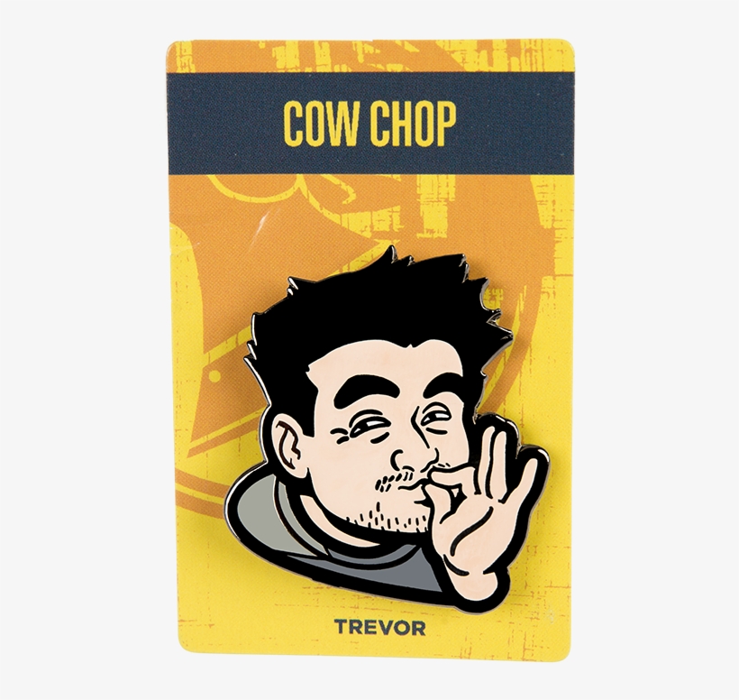 Cow Chop Trevor Enamel Pin Cow Chop Trevor Enamel Pin, transparent png #7371294