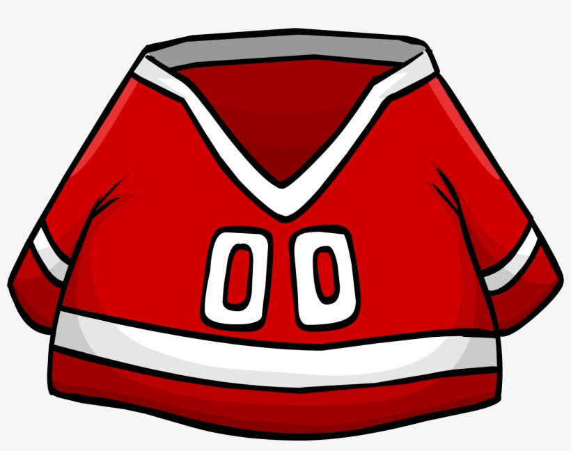 Red Hockey Jersey, transparent png #7371489