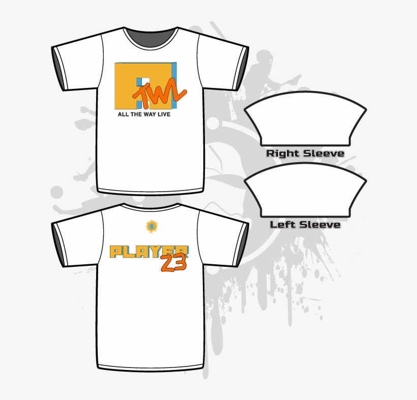 80's Tv Throwback White Sub-dye Jerseys, transparent png #7373651