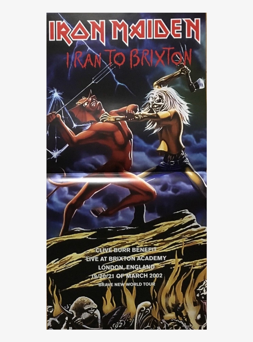 Iron Maiden I Ran To Brixton Ltd Edit Gatefold Sleeve, transparent png #7375478