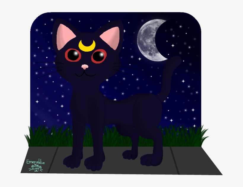 Midnight Luna, transparent png #7375740