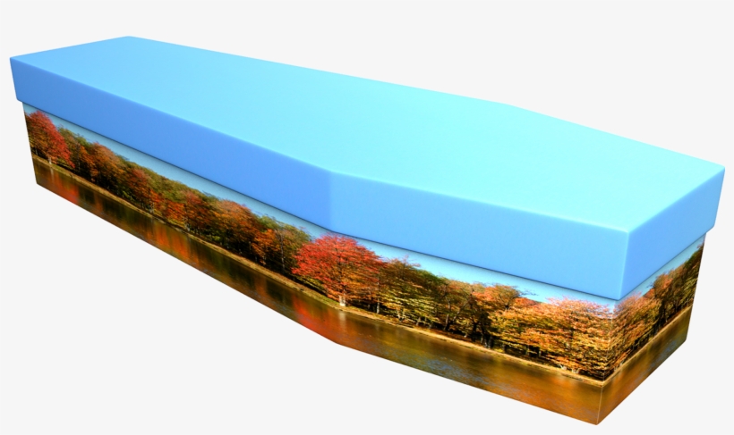 Autumn Scene Cardboard Coffin, transparent png #7376939